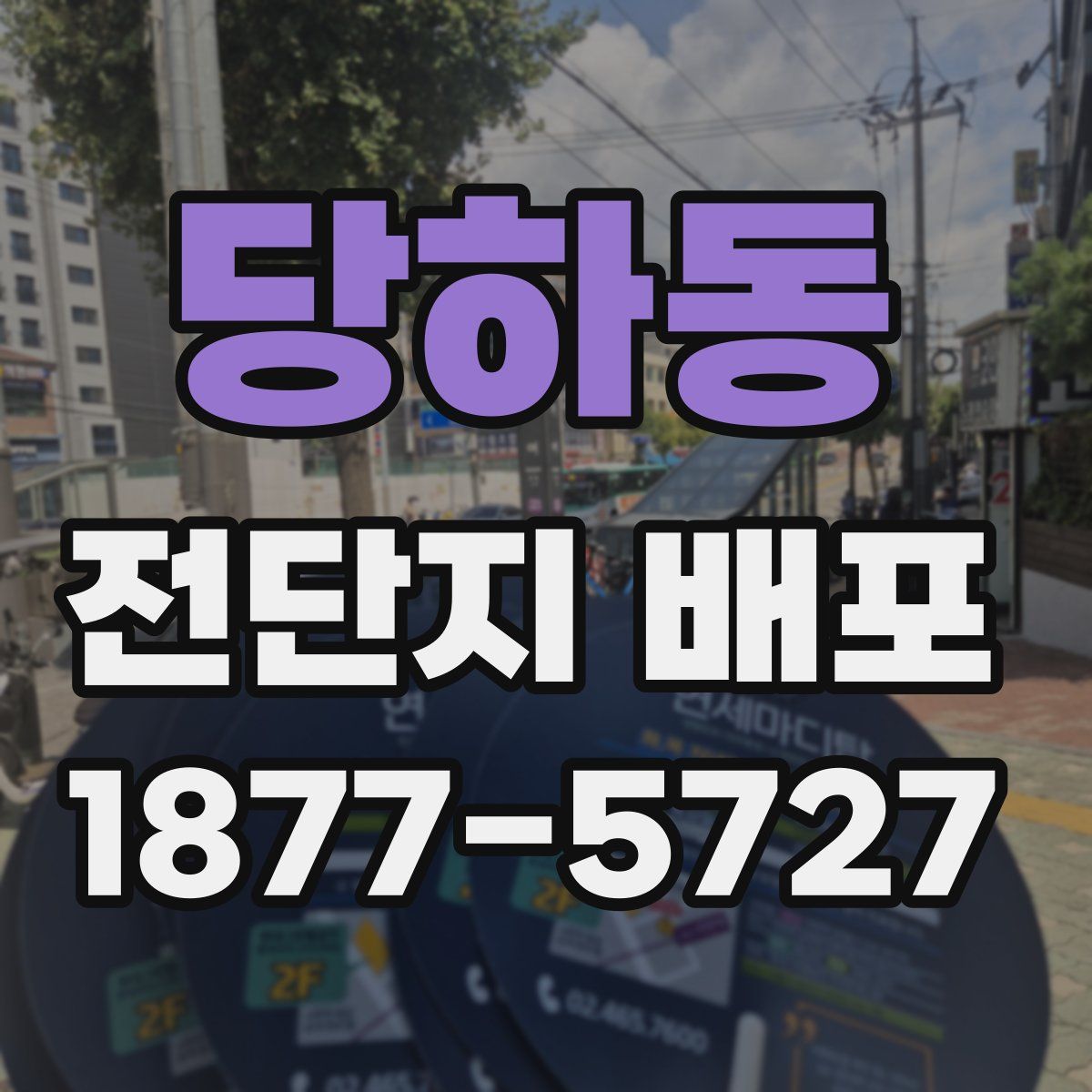 당하동 전단지 배포