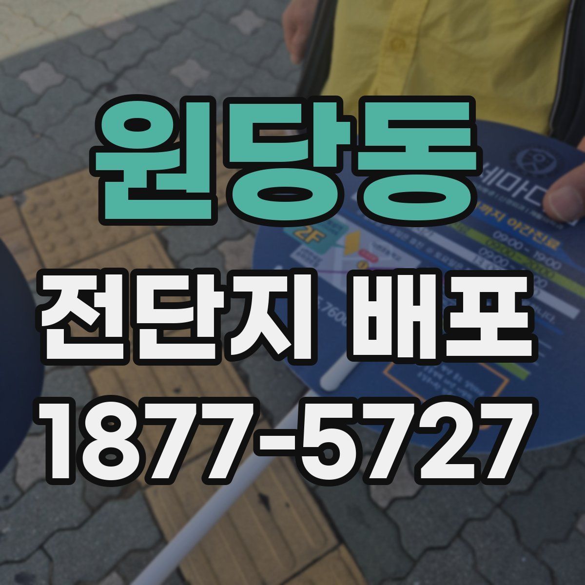 원당동 전단지 배포