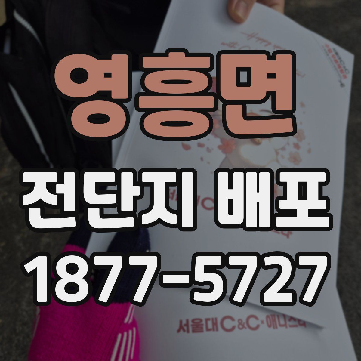 영흥면 전단지 배포