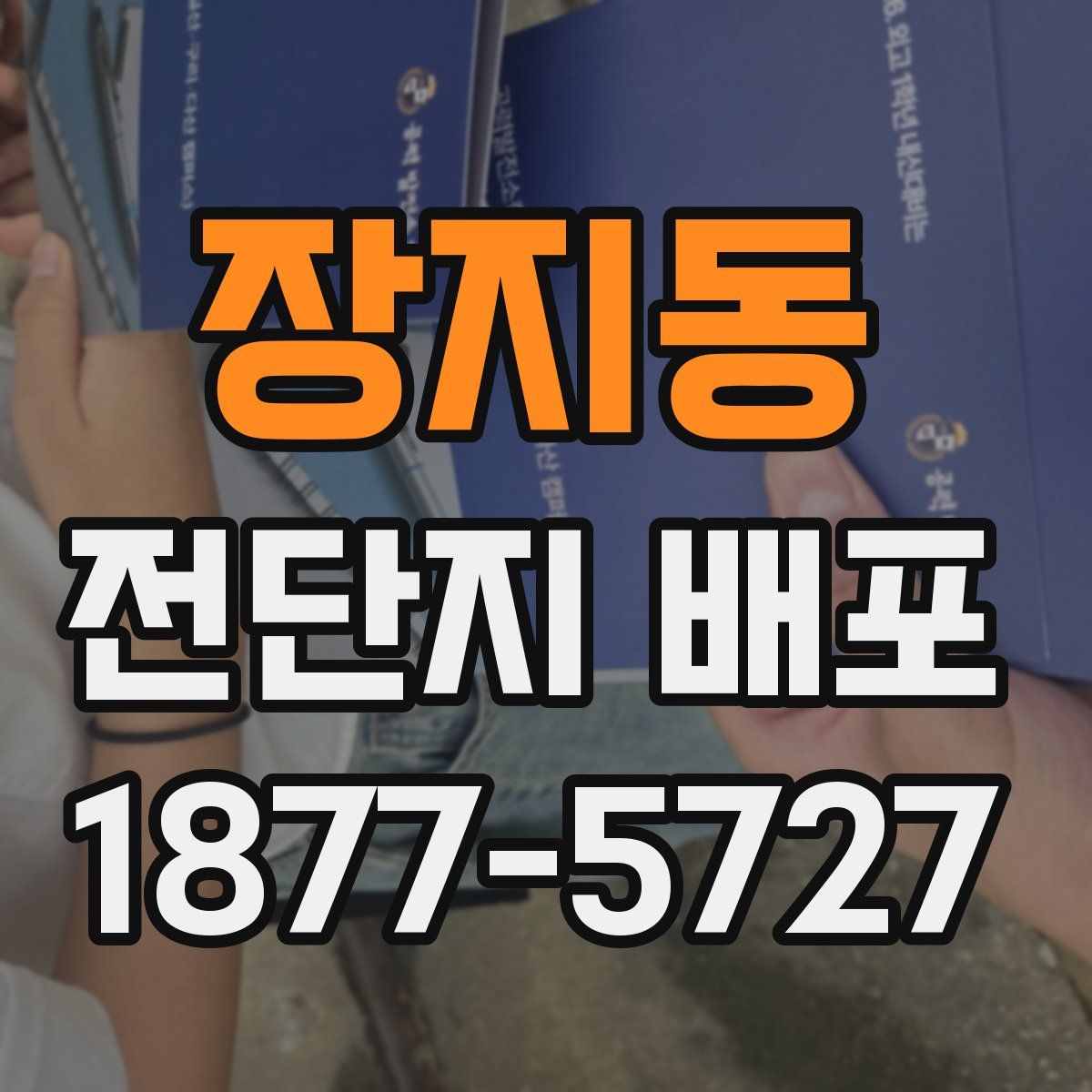 장지동 전단지 배포