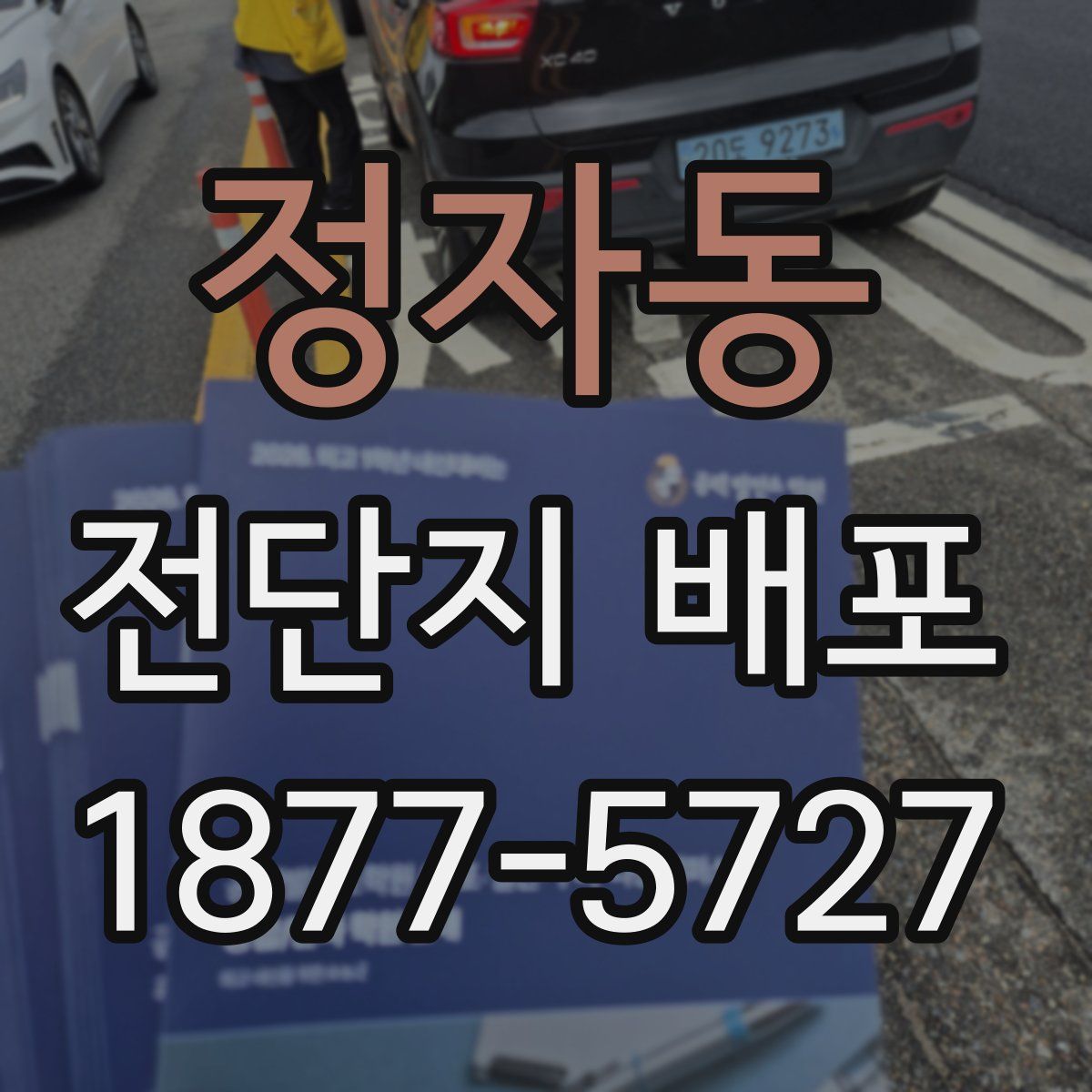 정자동 전단지 배포