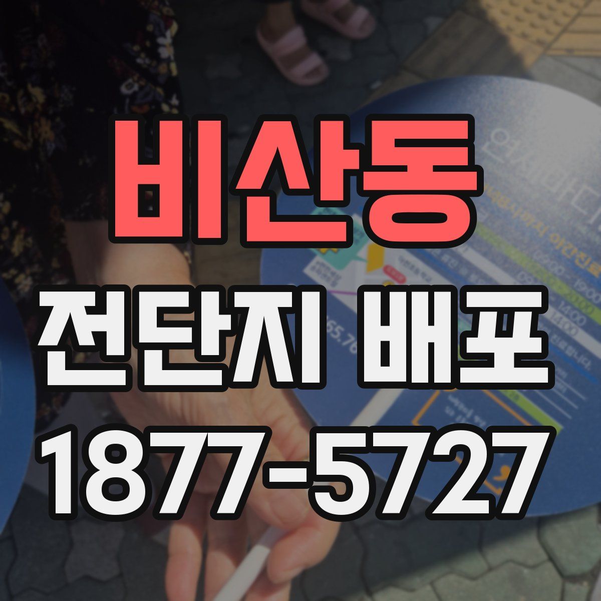 비산동 전단지 배포