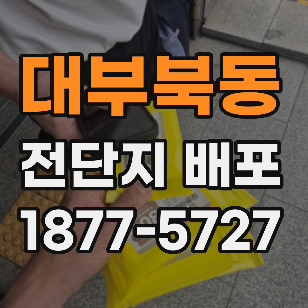 대부북동 전단지 배포