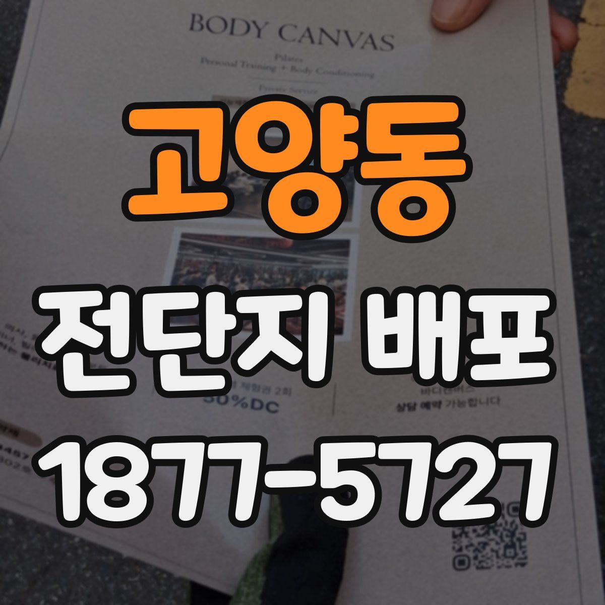 고양동 전단지 배포