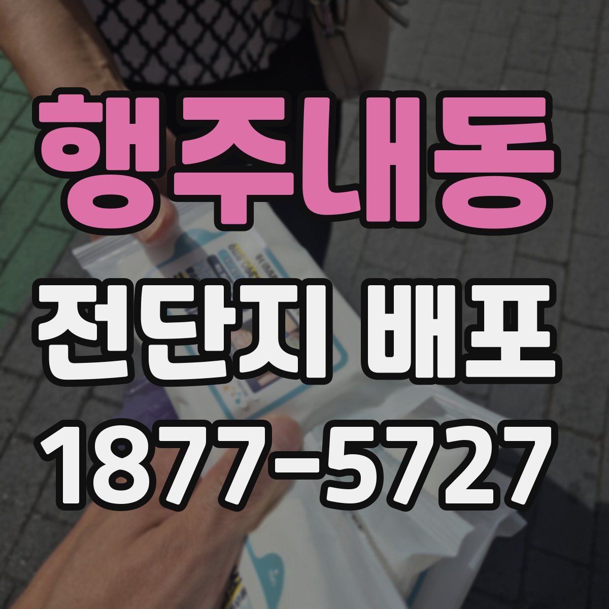 행주내동 전단지 배포