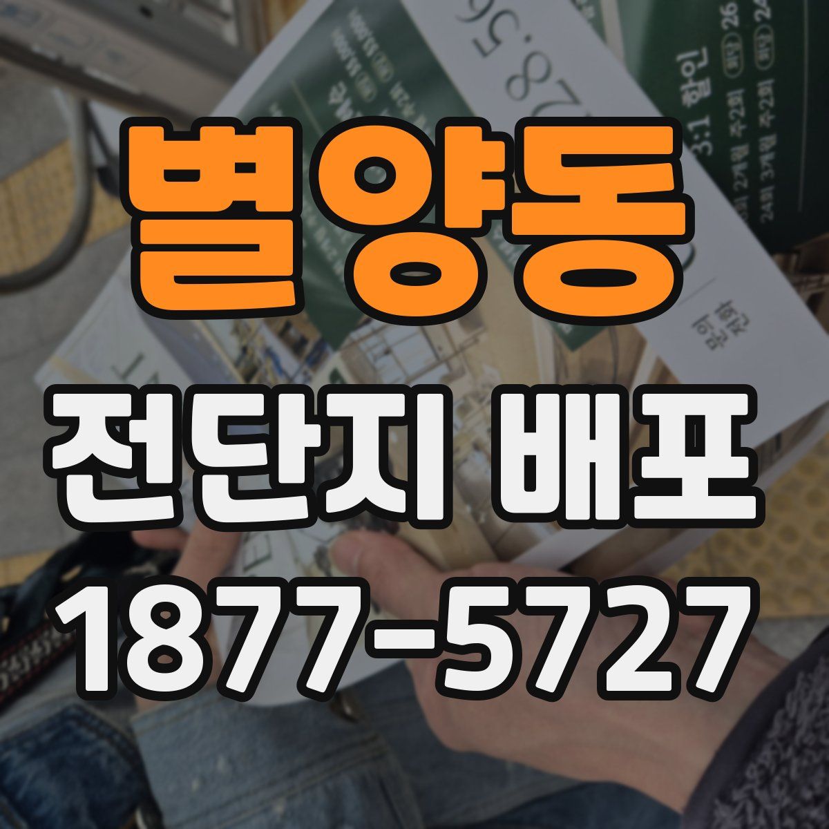별양동 전단지 배포