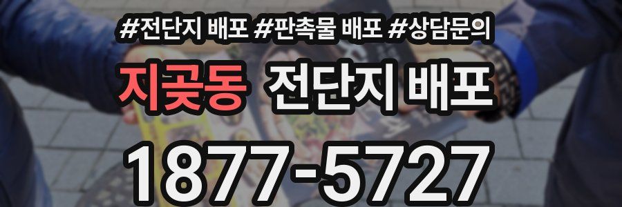 지곶동 전단지 배포