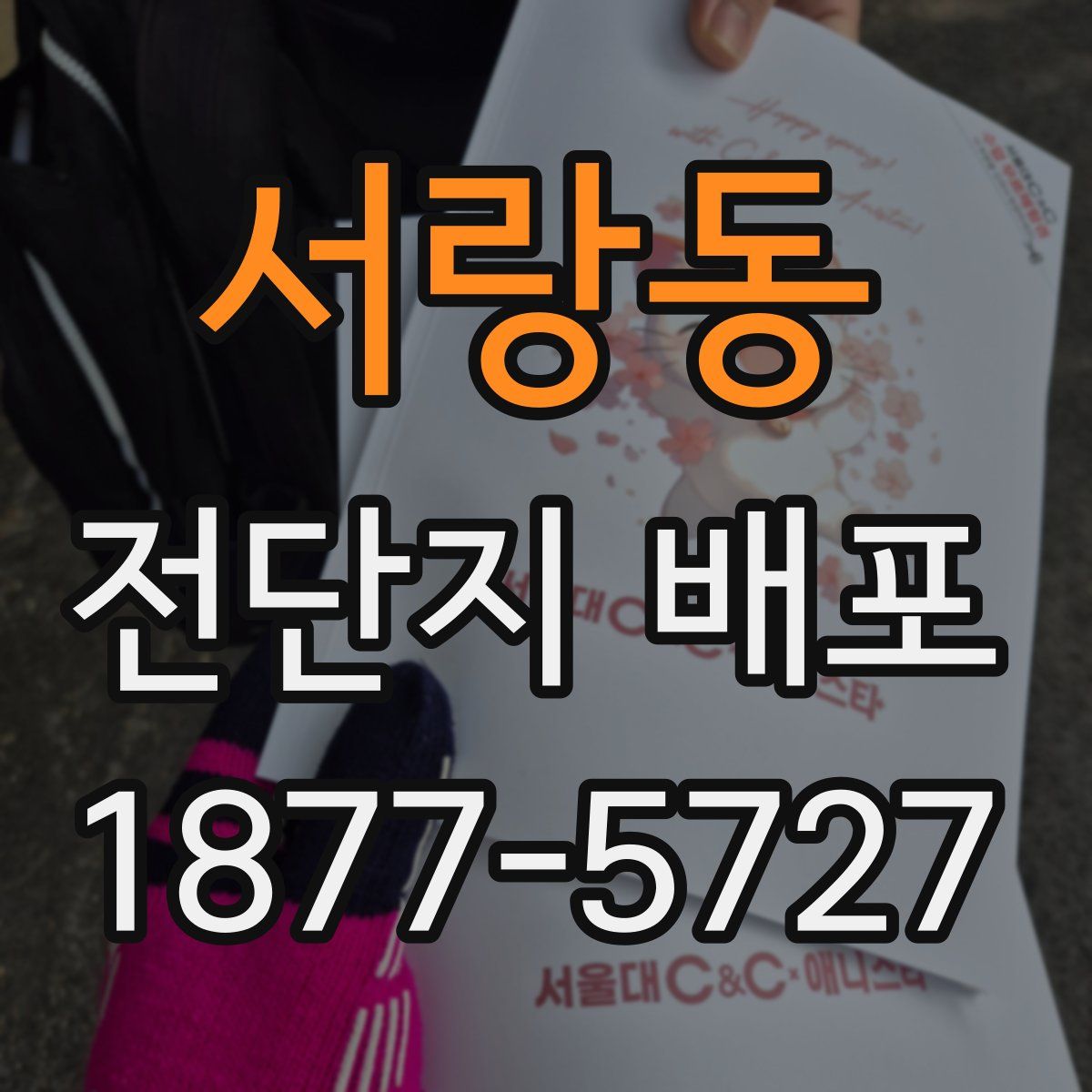 서랑동 전단지 배포