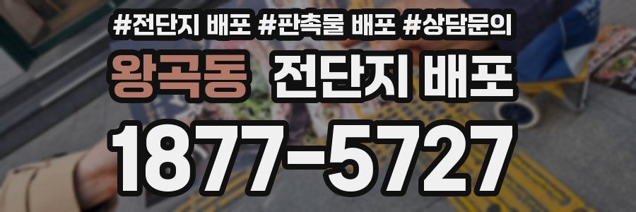 왕곡동 전단지 배포