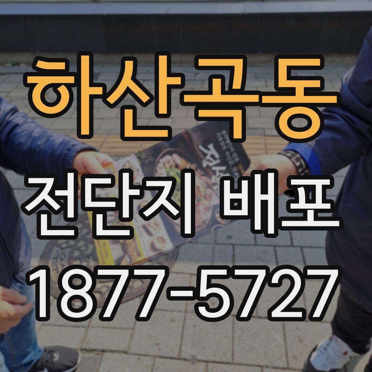 하산곡동 전단지 배포