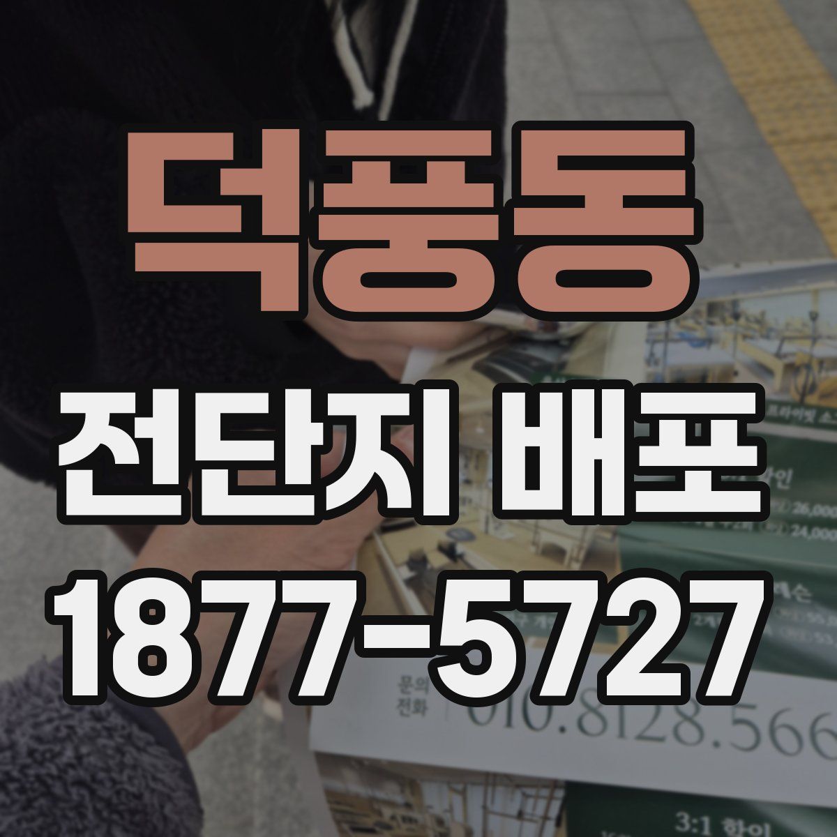 덕풍동 전단지 배포