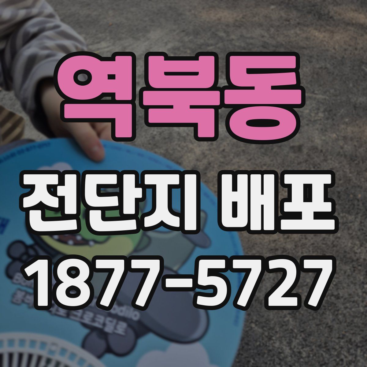 역북동 전단지 배포