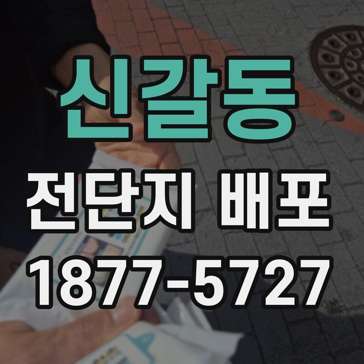 신갈동 전단지 배포