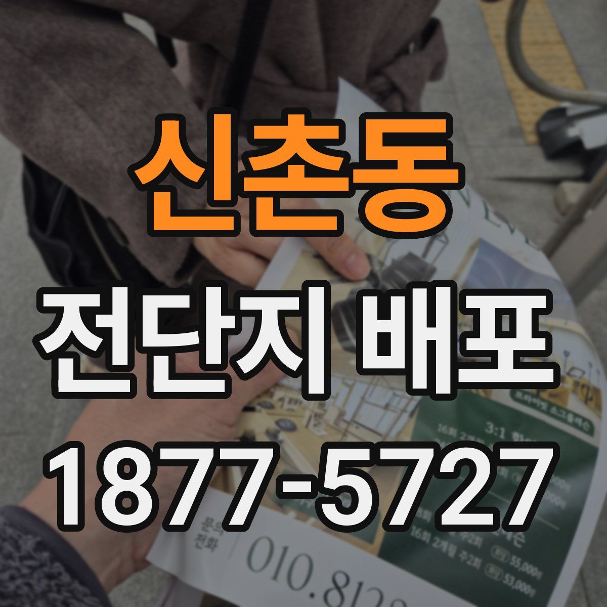 신촌동 전단지 배포