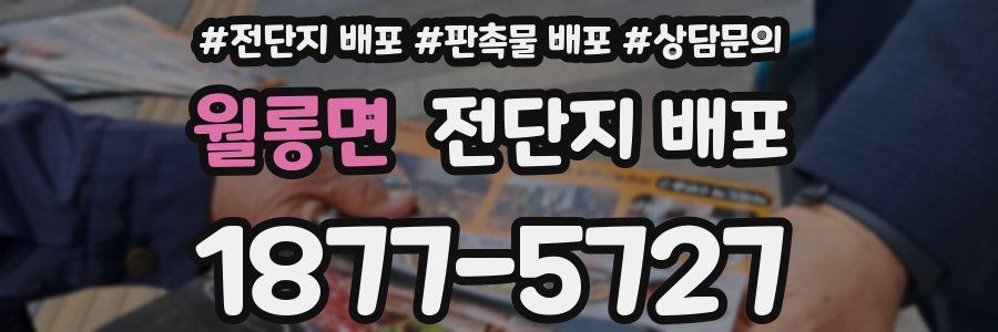 월롱면 전단지 배포