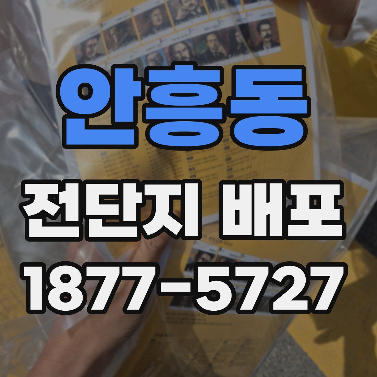 안흥동 전단지 배포