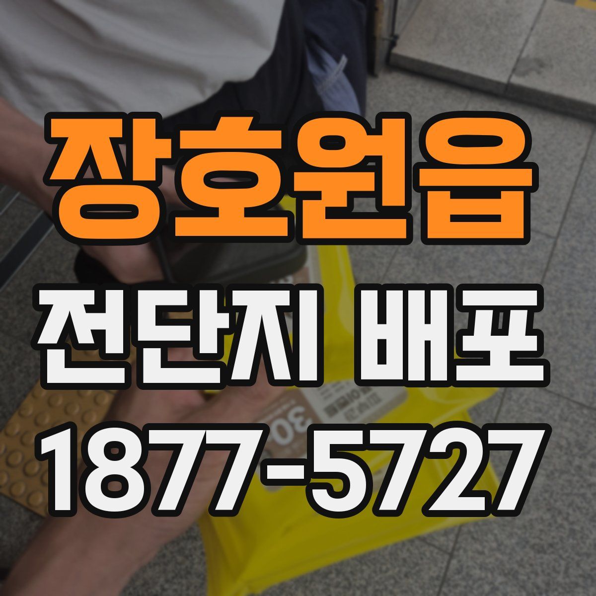 장호원읍 전단지 배포