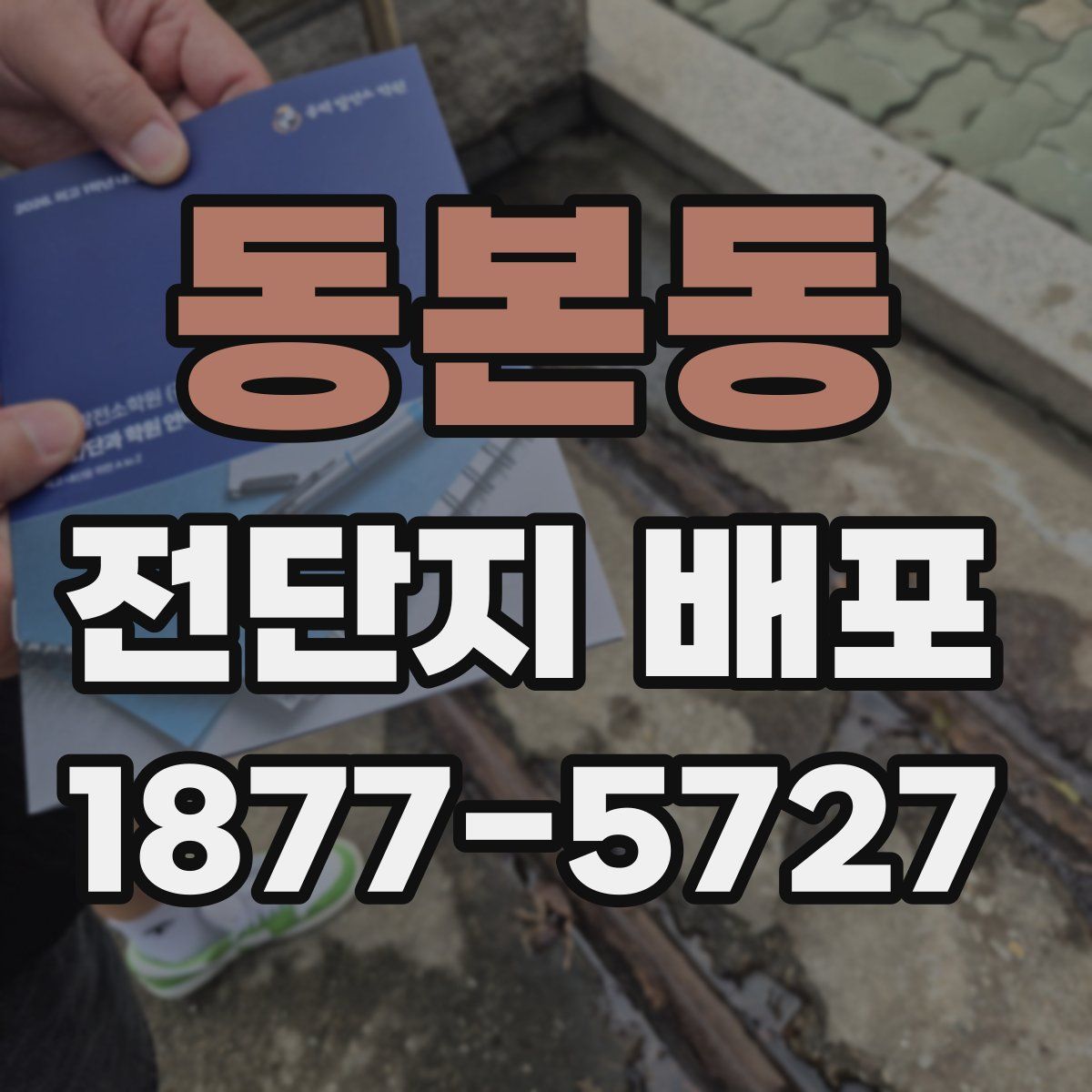 동본동 전단지 배포