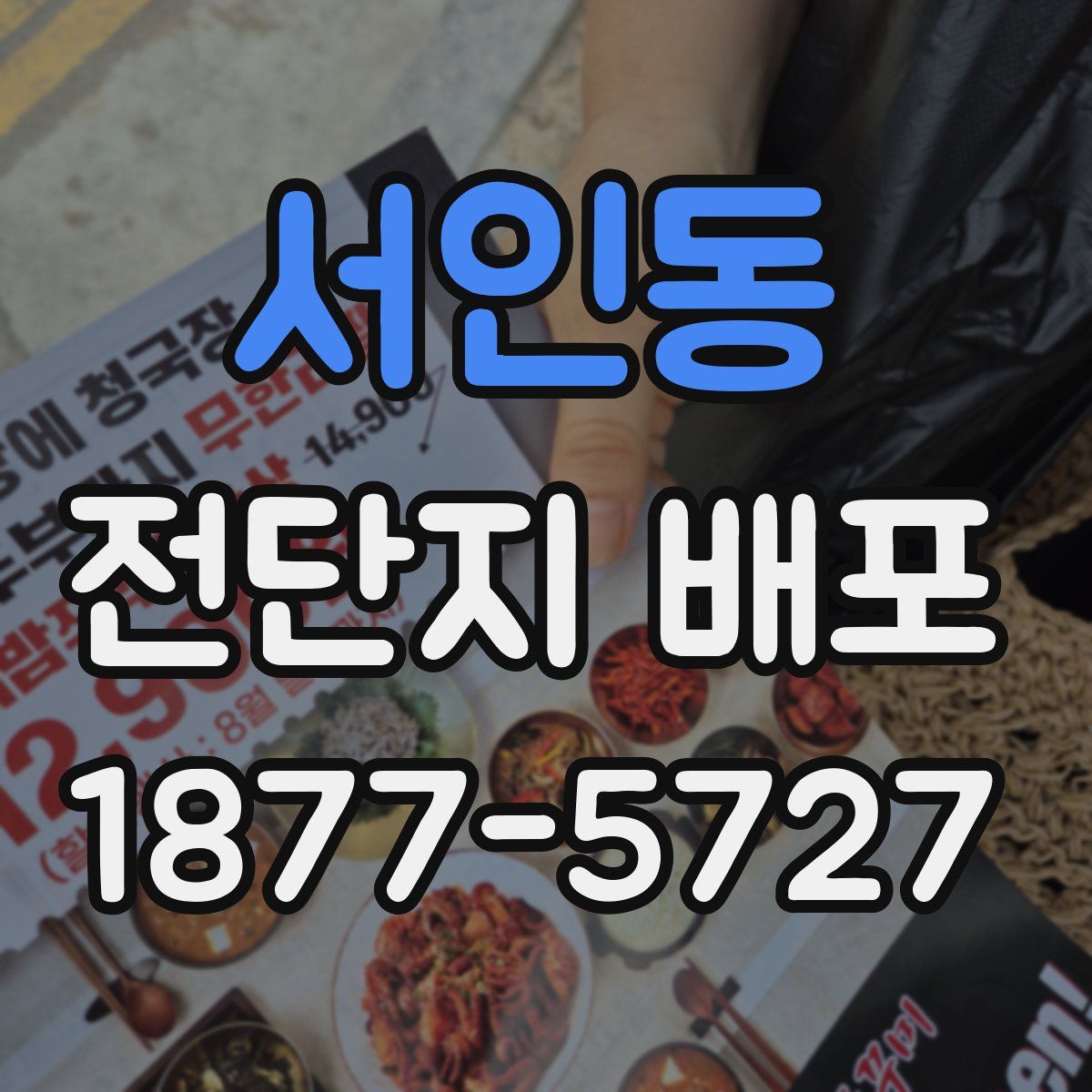 서인동 전단지 배포