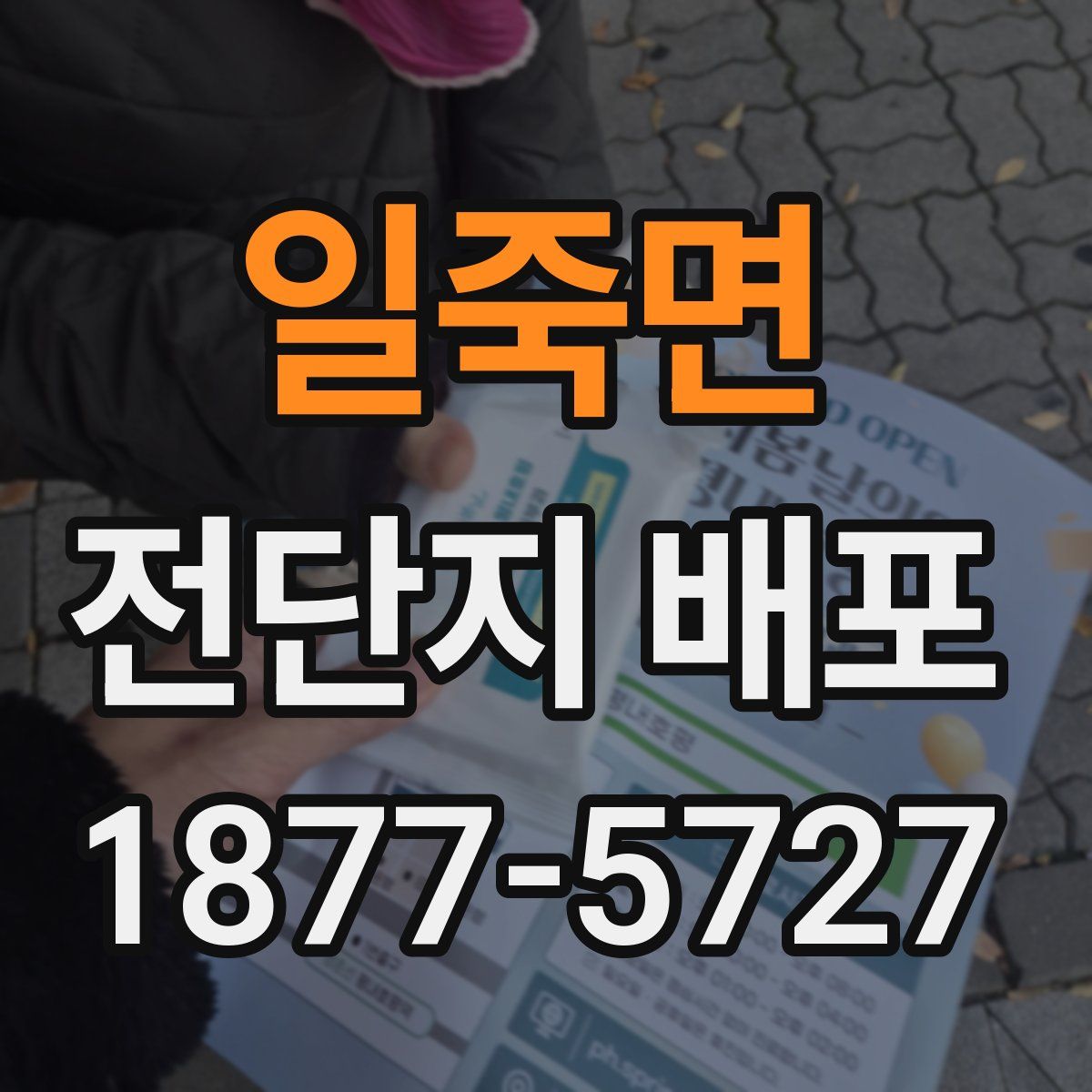 일죽면 전단지 배포