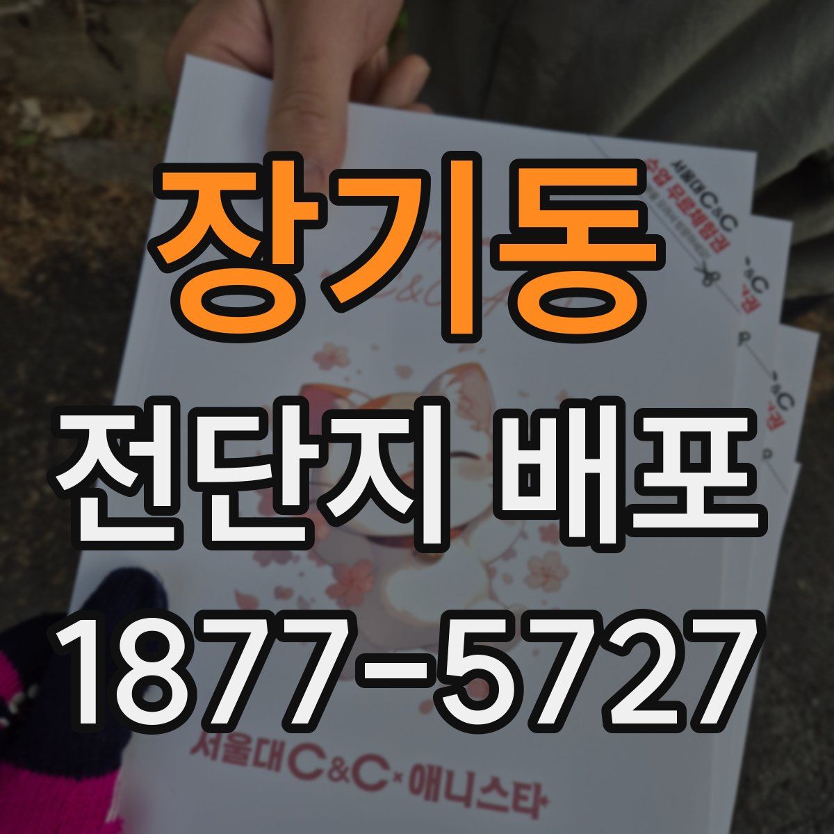 장기동 전단지 배포