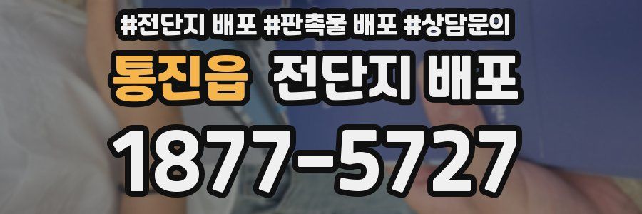 통진읍 전단지 배포