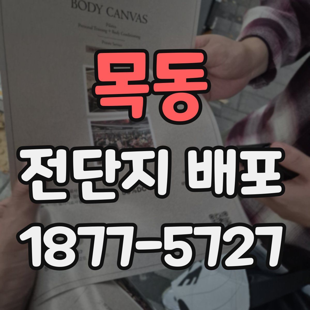 목동 전단지 배포