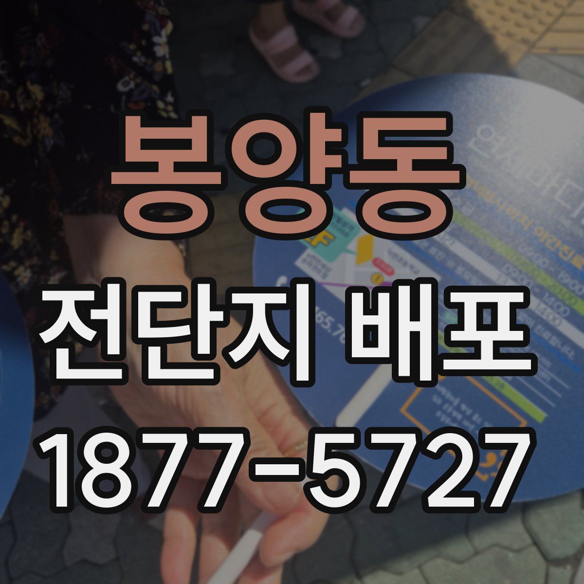 봉양동 전단지 배포