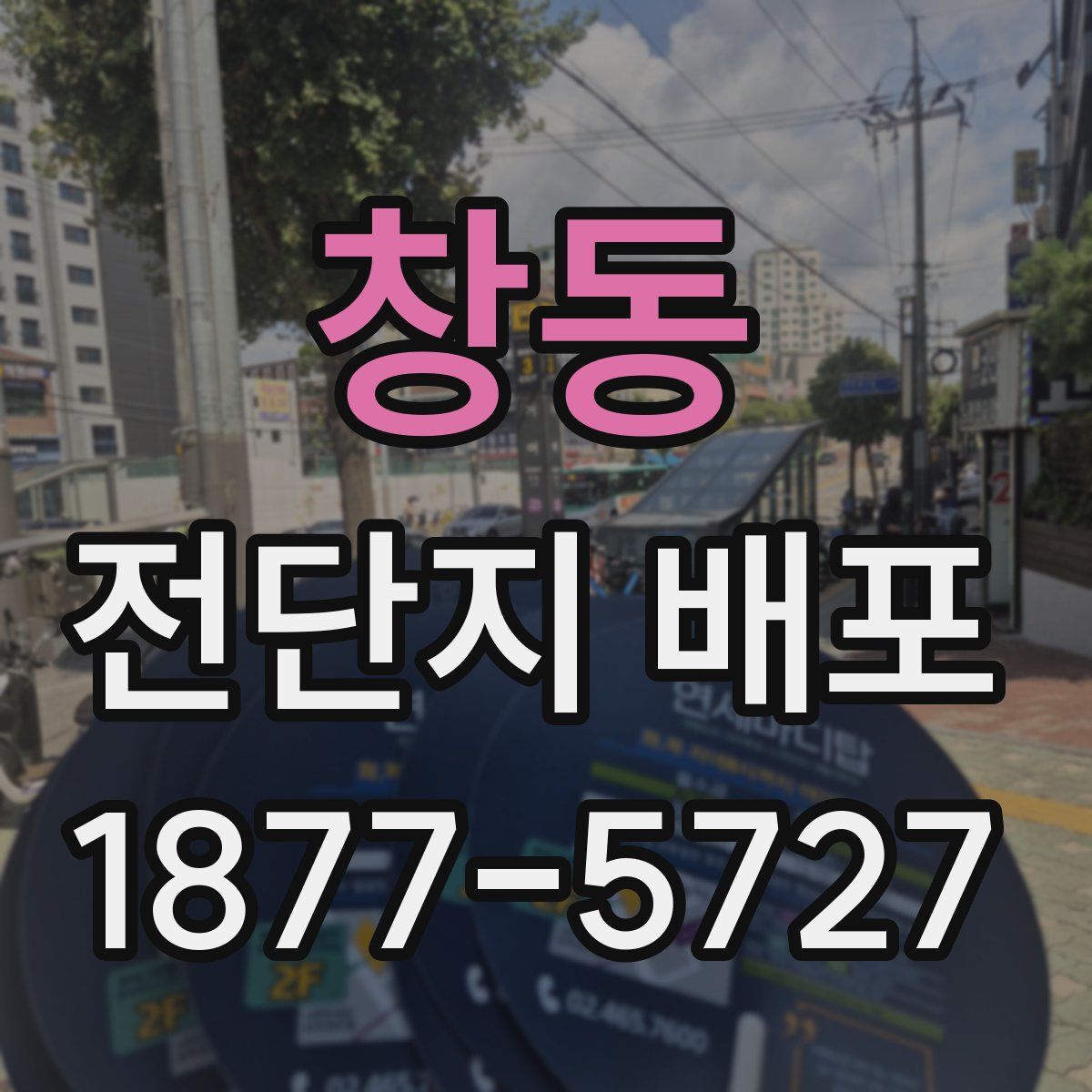 창동 전단지 배포