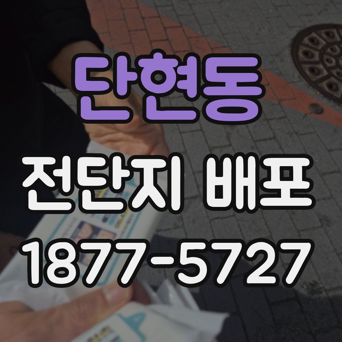 단현동 전단지 배포