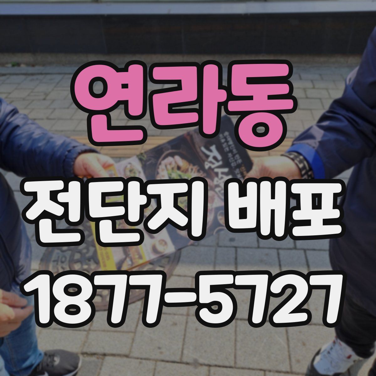연라동 전단지 배포