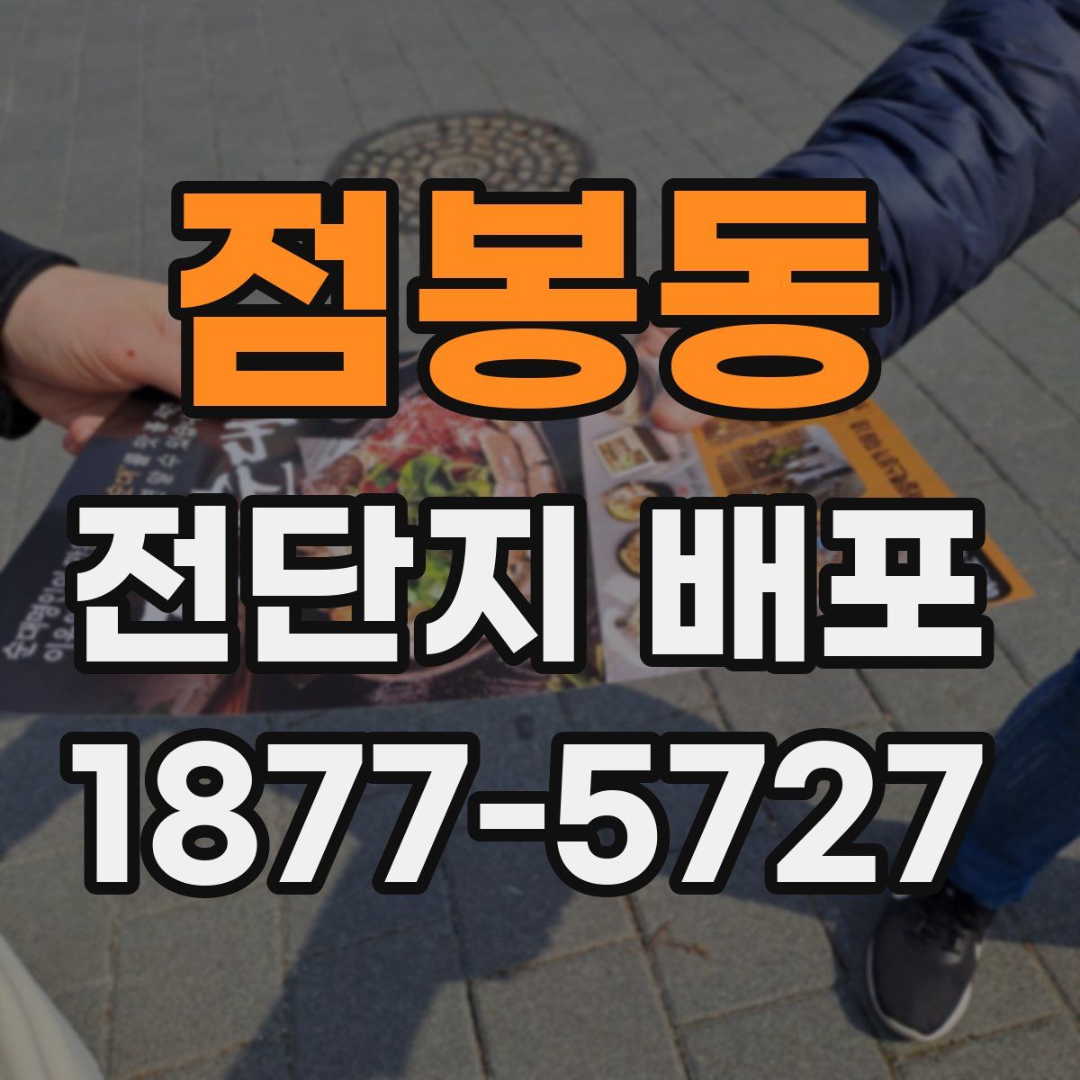 점봉동 전단지 배포