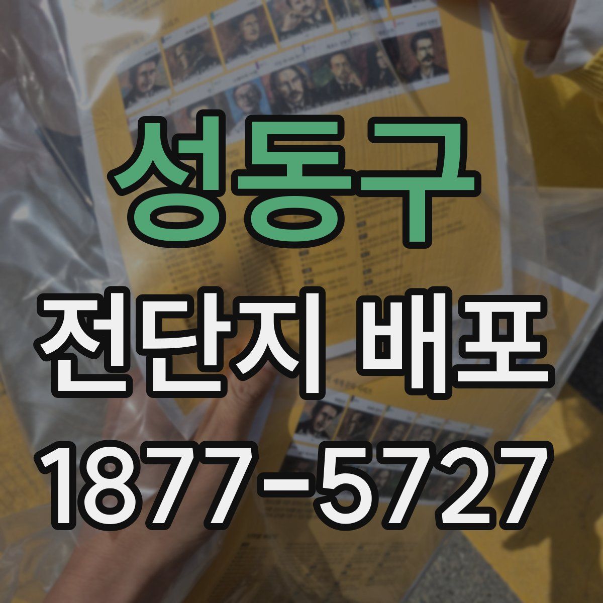 성동구 전단지 배포