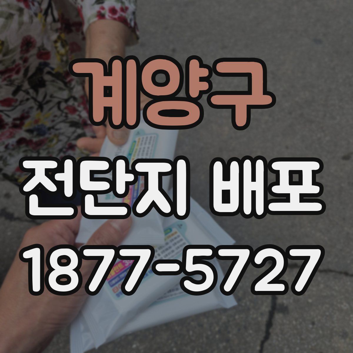 계양구 전단지 배포