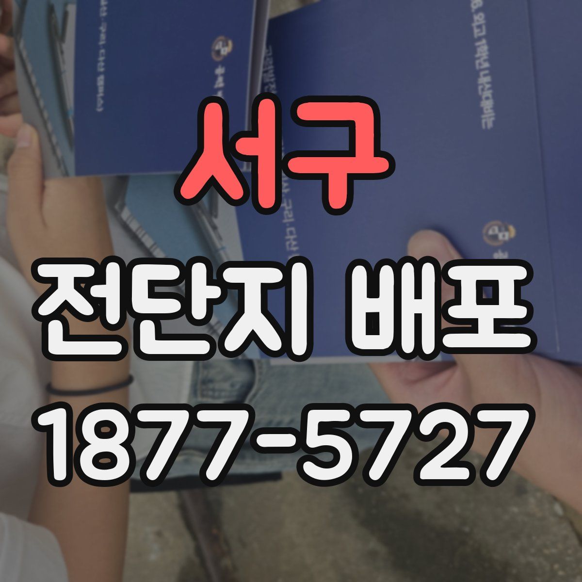 서구 전단지 배포