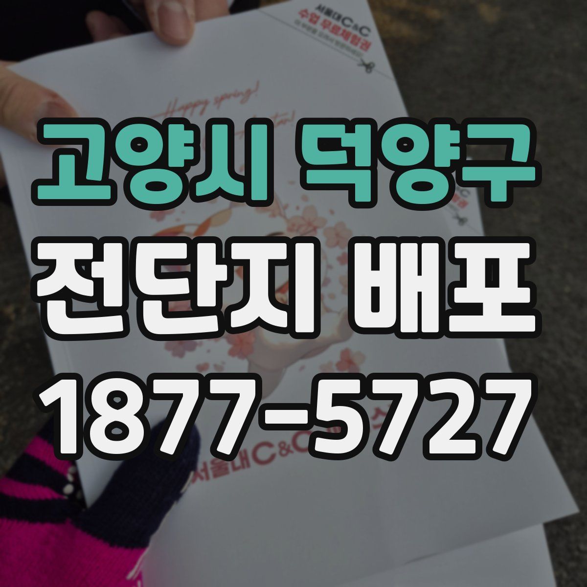 고양시 덕양구 전단지 배포