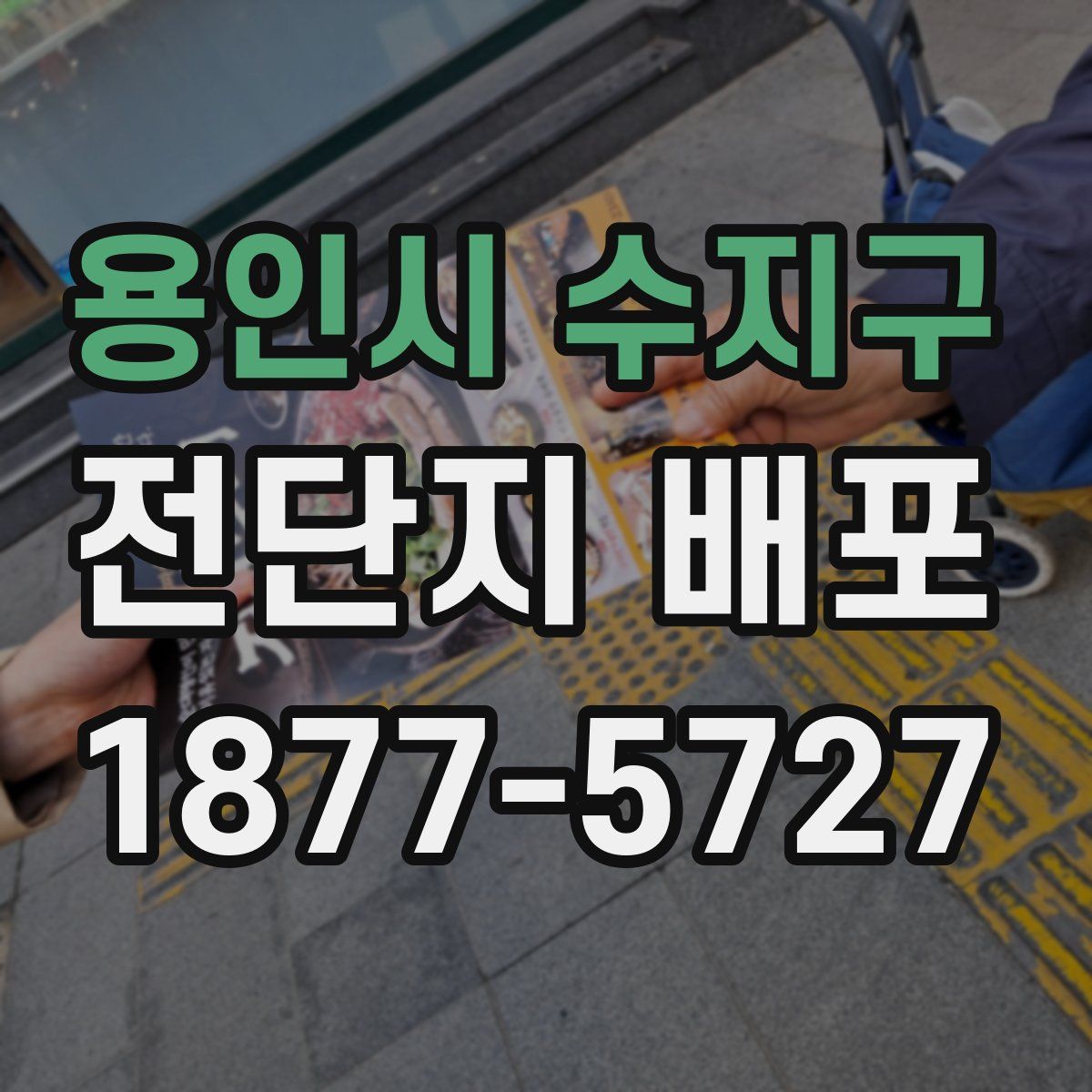 용인시 수지구 전단지 배포