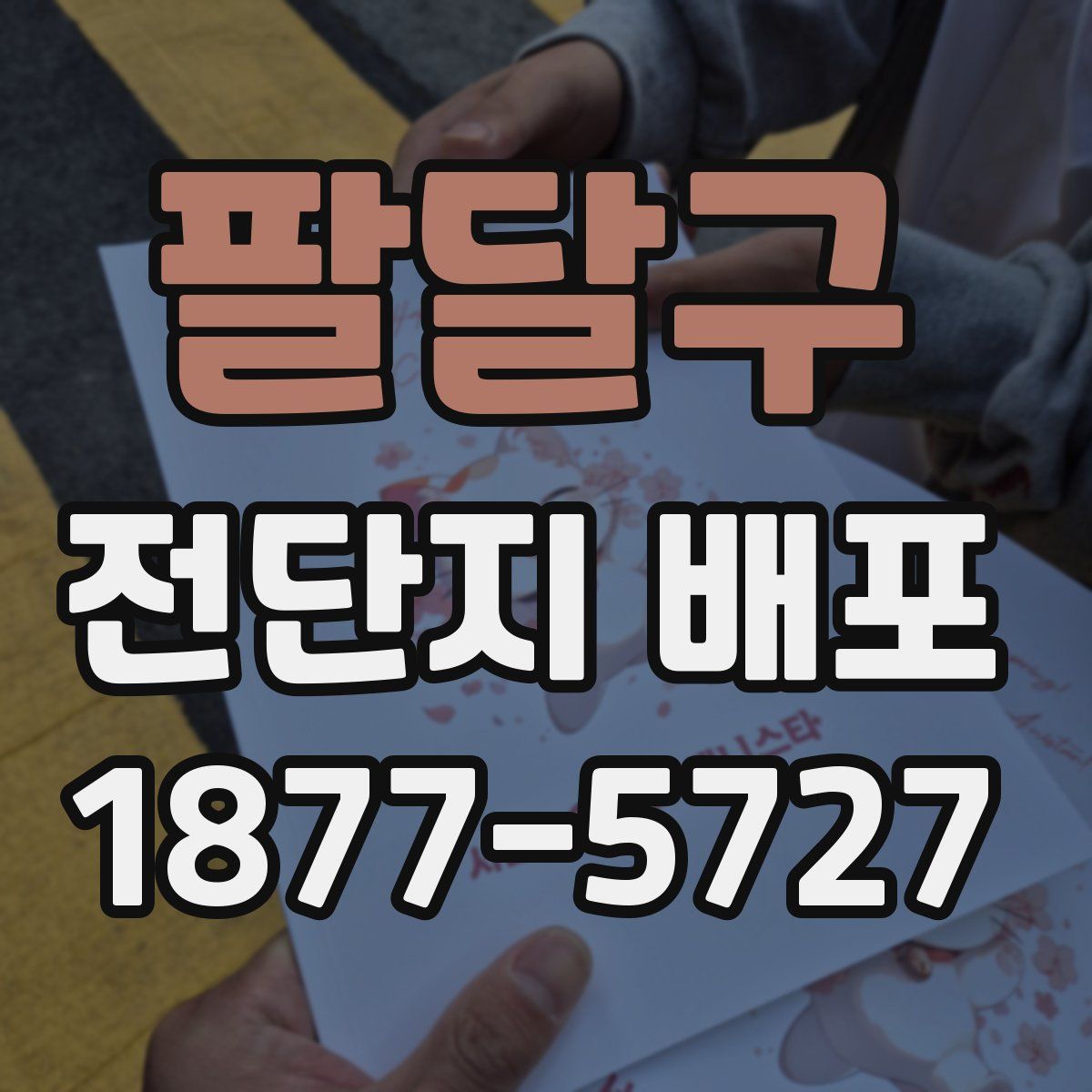 팔달구 전단지 배포