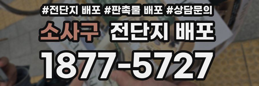 소사구 전단지 배포