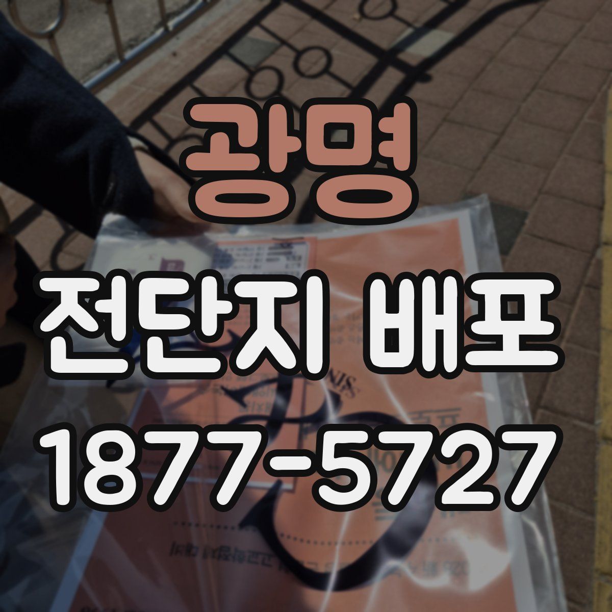 광명 전단지 배포