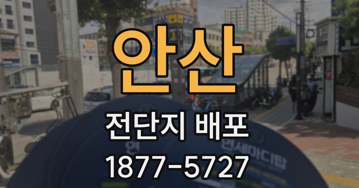 안산 전단지 배포