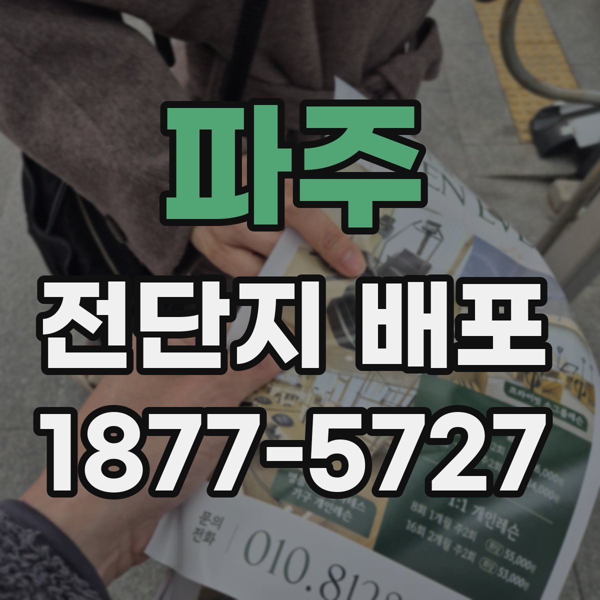 파주 전단지 배포