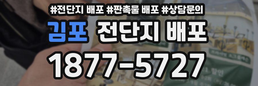 김포 전단지 배포