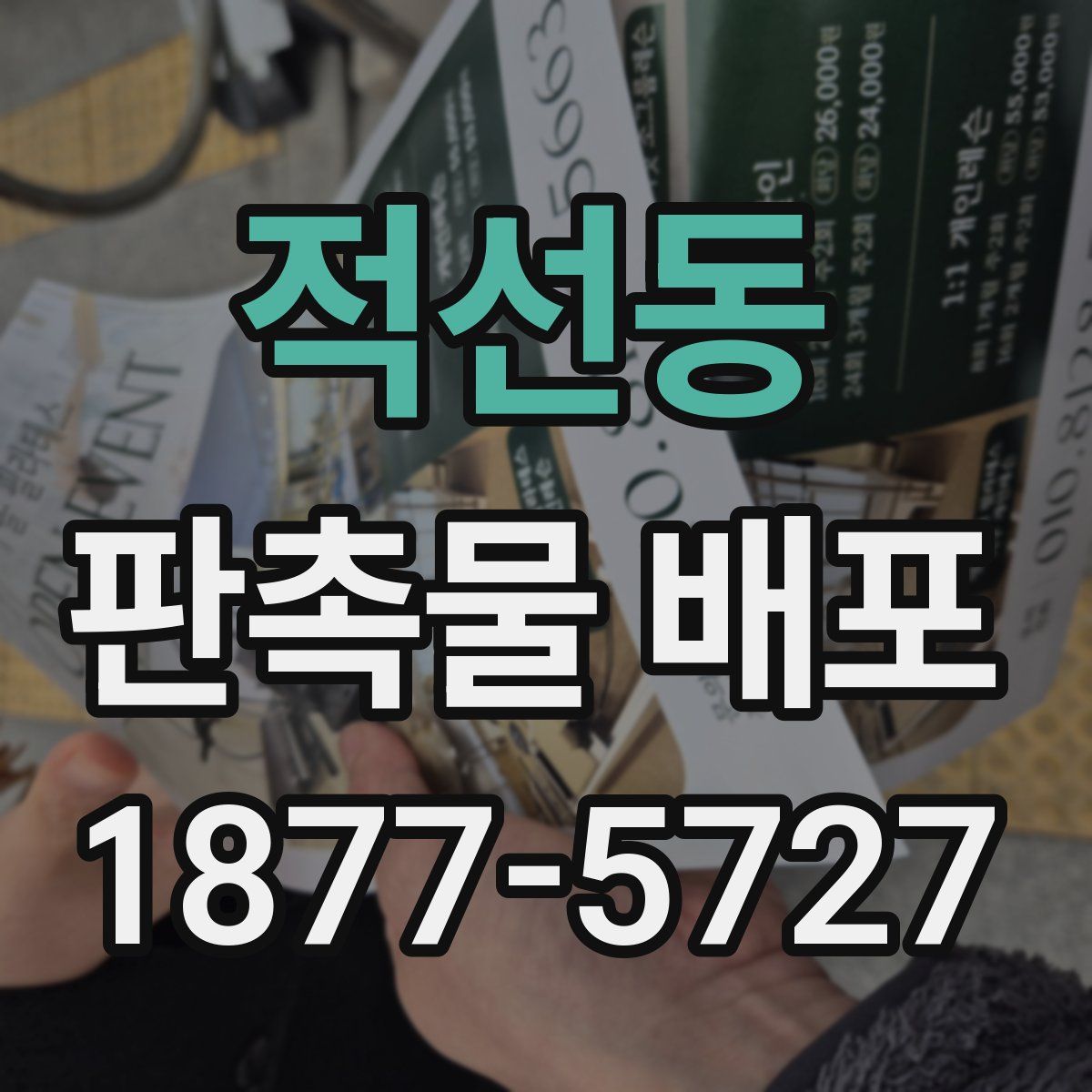 적선동 판촉물 배포