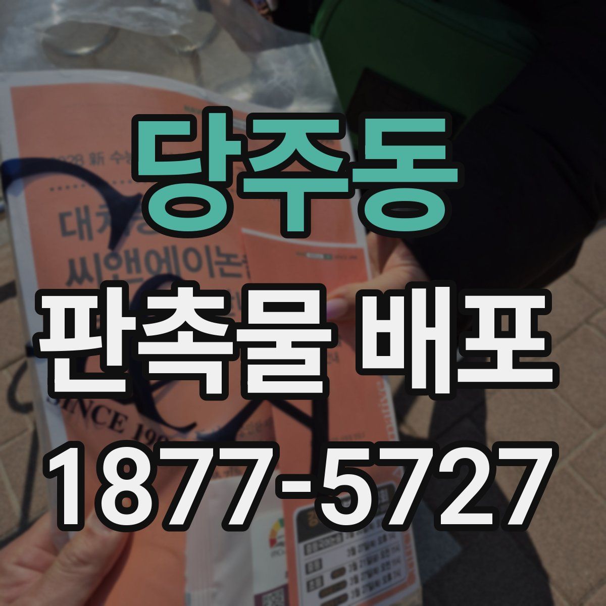 당주동 판촉물 배포