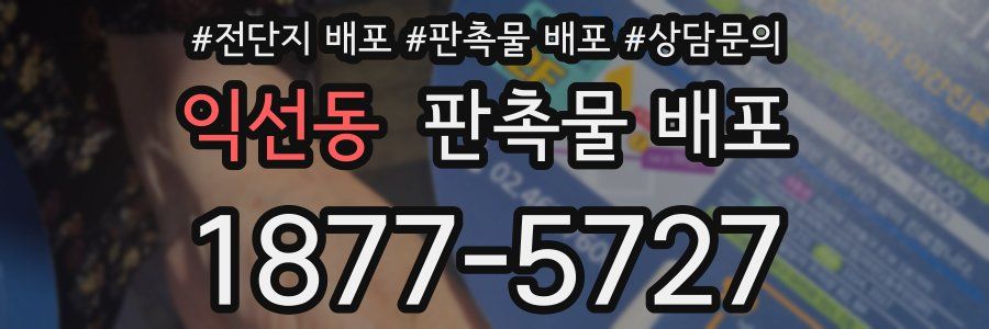 익선동 판촉물 배포