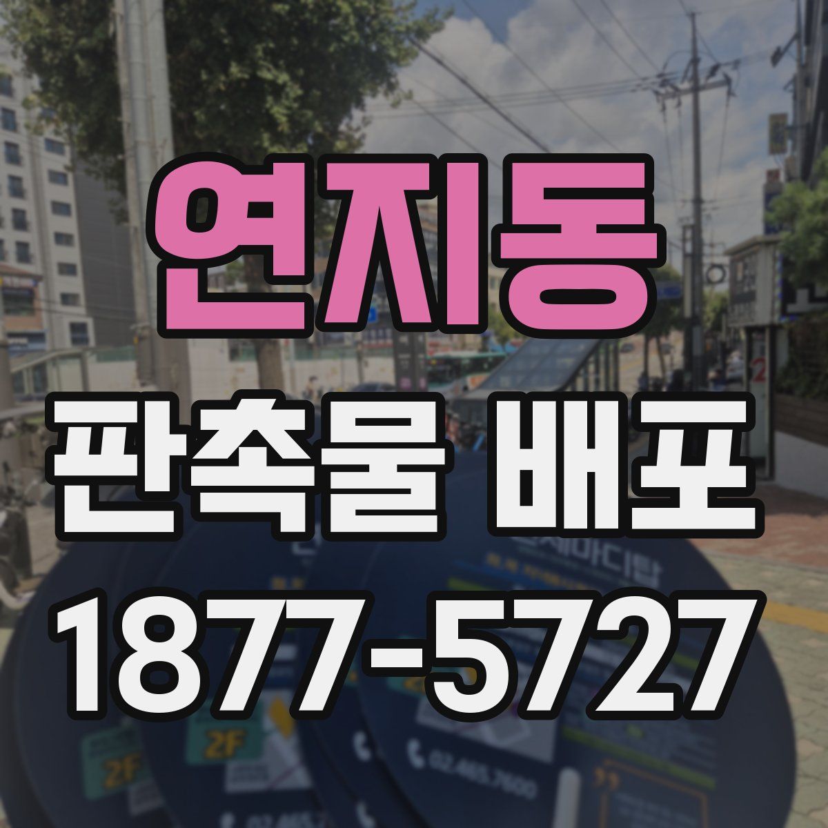연지동 판촉물 배포