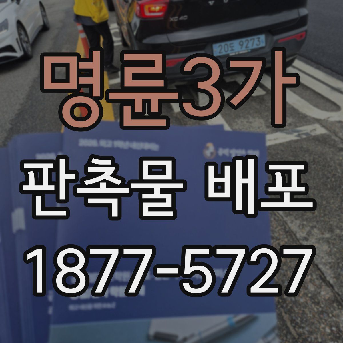 명륜3가 판촉물 배포