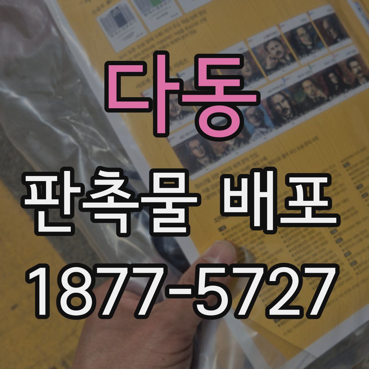 다동 판촉물 배포