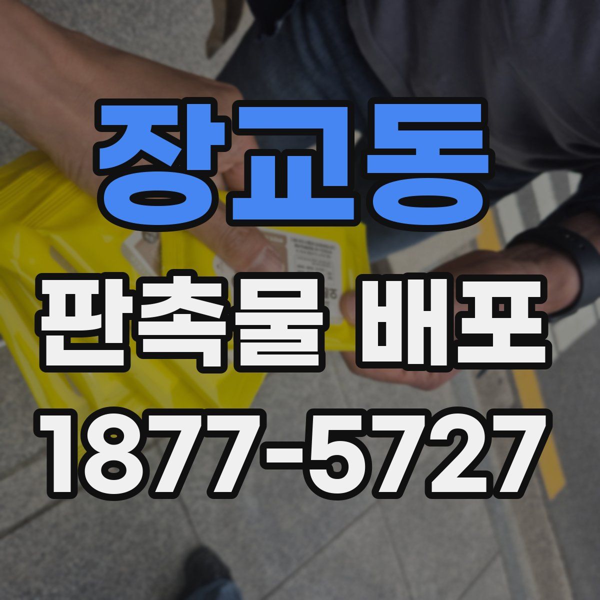 장교동 판촉물 배포